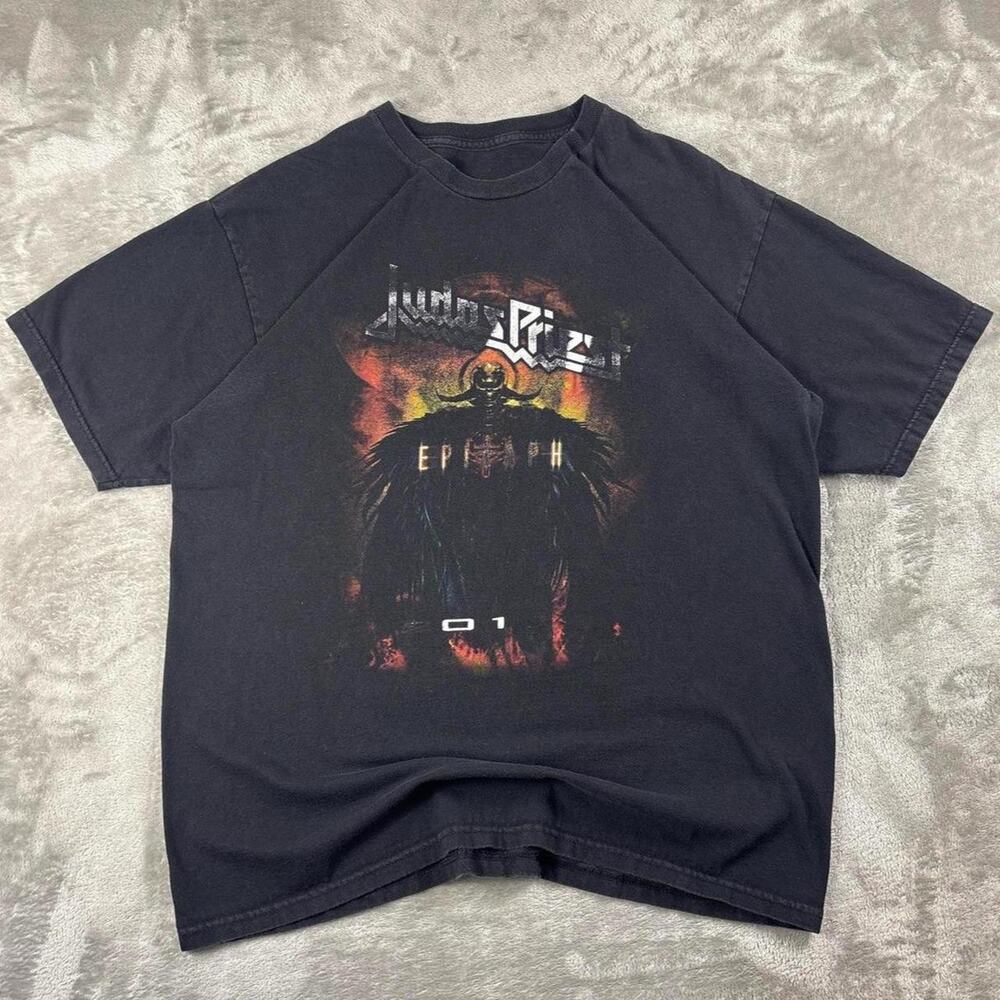 Judas Priest Epitaph 2011 Tour T-Shirt Men’s Large Black Heavy Metal